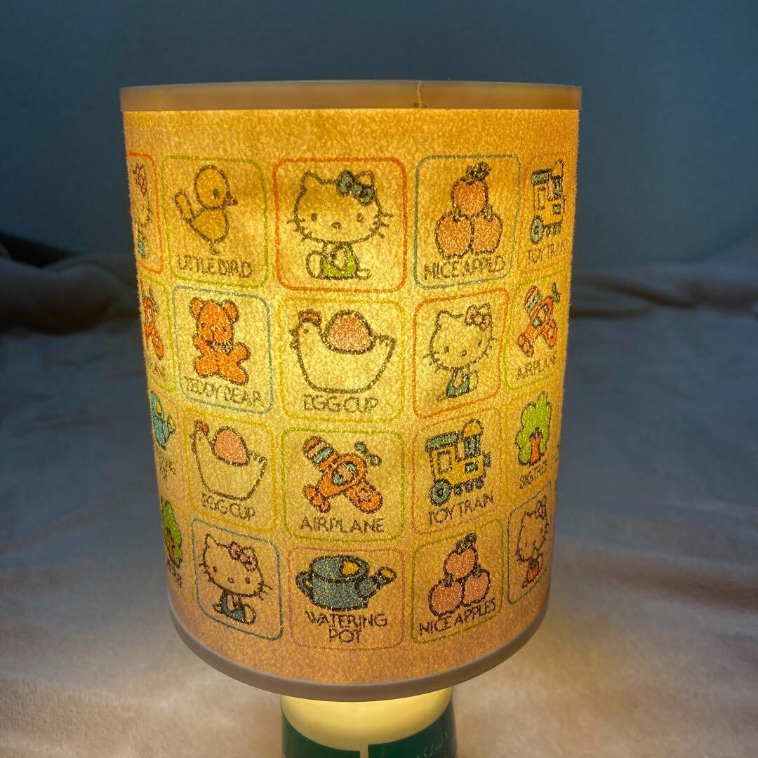昭和レトロ　サンリオHello Kitty ROOM LAMP 2個セット激レア Hello Kitty Rare Room Lamp Vintage Sanrio USED From Japan Rare