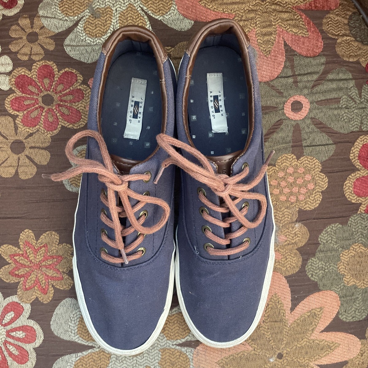 Joseph Abboud Navy Blue And Brown Men display picture 3