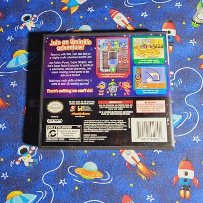 Team Umizoomi Kids Video Game Cartridge & Case Nick Jr Nickelodeon