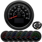 85MM Waterproof GPS Speedometer 0-80MPH/0-120km/h Gauge for Marine Boat Car ATV