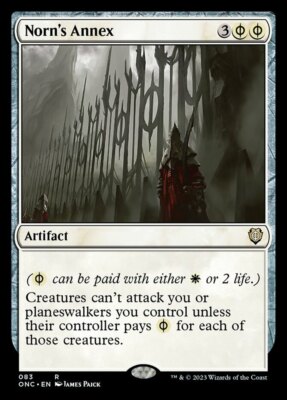 Near Mint, English - 1 x MTG Norn's Annex Commander Phyrexia: All Will Be One
