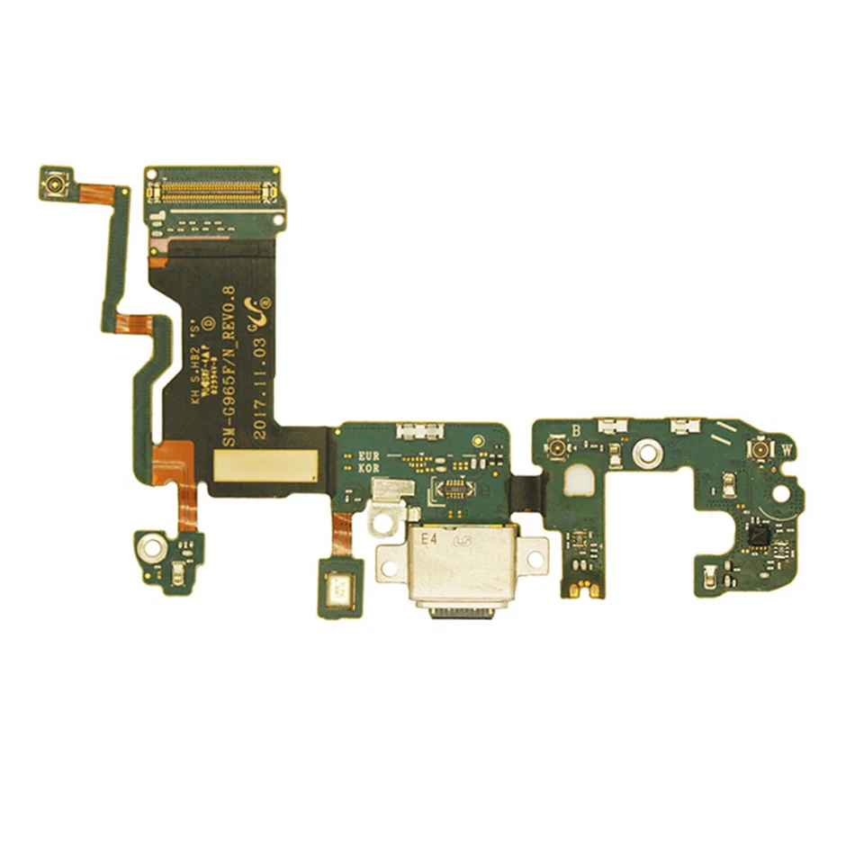 Cable flexible de micrófono base puerto de carga USB Samsung Galaxy S9+ Plus SM-G965U G965F/N Foto 2 de 4