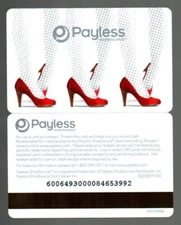 PAYLESS SHOESOURCE Legs and Red Shoes ( 2008 ) Gift Card ( $0 )