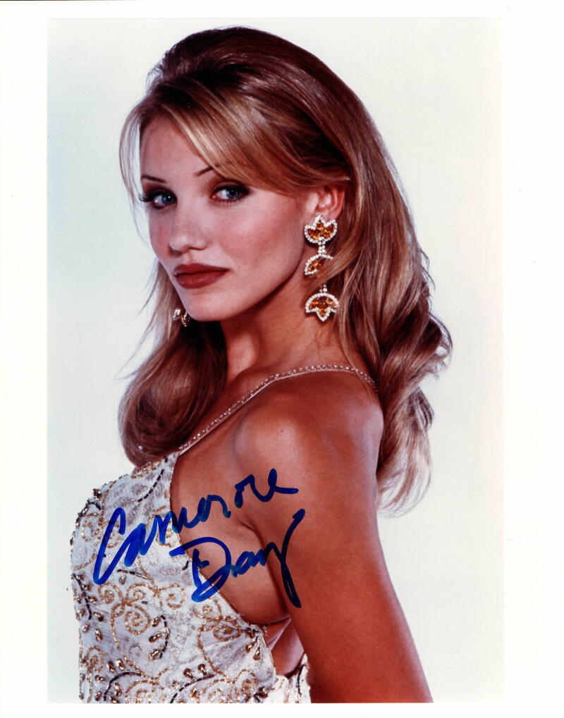 Cameron Diaz Signed Autograph 8x10 Photo - Very Rare Vintage