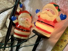 Nice! Vintage Lighted Santa Claus Blow Mold 4...