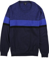 Alfani Mens Ottoman Striped Knit Sweater