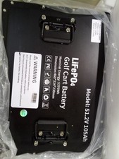 48V 105Ah Golf Cart Lithium LiFePO4 Battery 10Year Life f/ EZGO Club