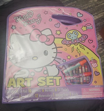 Hello Kitty Art Set with Crayons, Markers, and Pastels
