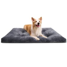 Dog Crate Bed Washable Dog Beds for Large Dogs Deluxe Thick Flannel Fluffy Co...