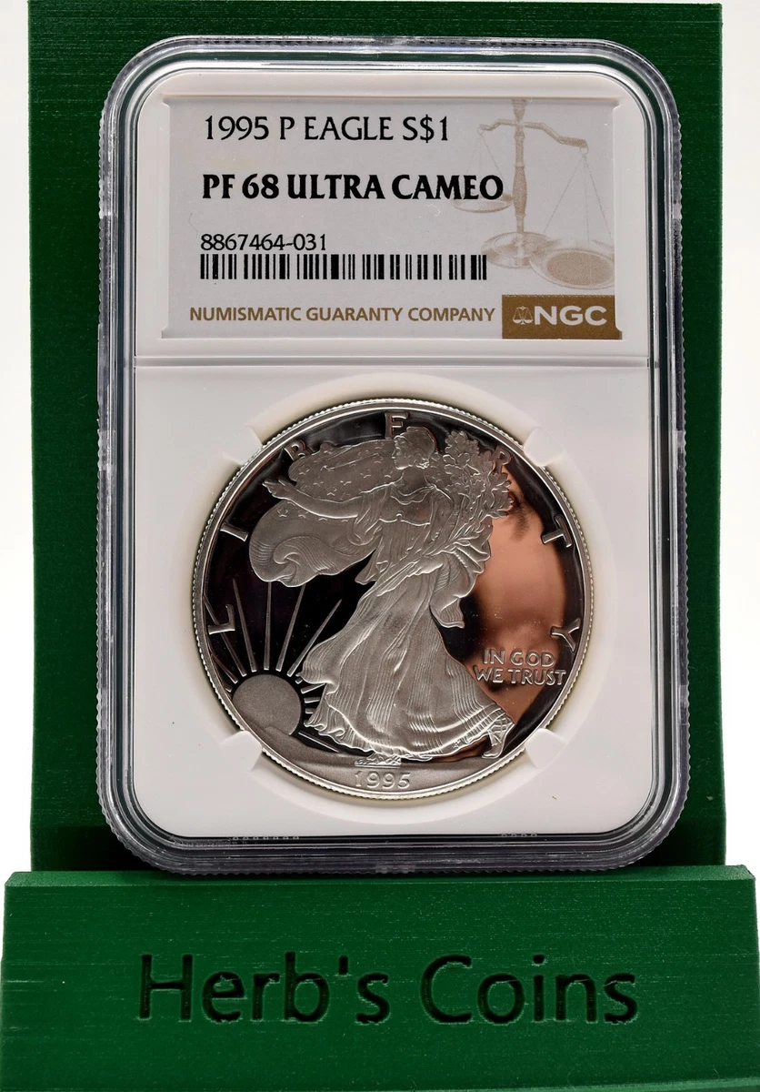 25+ American Eagle Proof 1995 Silver Bullion Coins for sale
