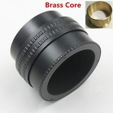 Brass M58 to M42 25-55mm Adjustable Focus Helicoid Lens Adapter Macro Mount Tube