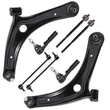 Kit de brazos de control inferiores de suspensión delantera LCWRGS 8 PIEZAS para Jeep Compass 2007-2017
