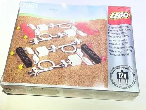 Lego Train 12 Volt 7861 Train Lighting Set NEW AND SEALED -RARE-