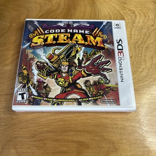 CODE NAME STEAM 3DS 3 DS - brand new and still sealed