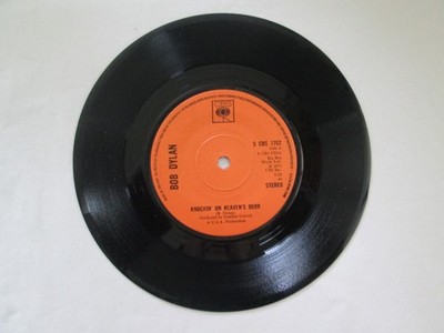 Bob Dylan 7'' UK 45 Knockin' On Heaven's Door Folk Rock 1973