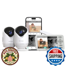 Dr.Care VistaView Lite Smart WiFi Baby Monitor 2 Cams 4" 720P Split Screen