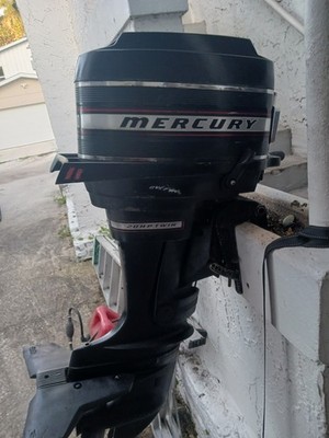 Merc 200 Super Hurricane 20hp twin outboard motor