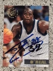 Shaquille O'Neal Shaq Signed TSC ORLANDO MAGIC Card Autograph Auto #355