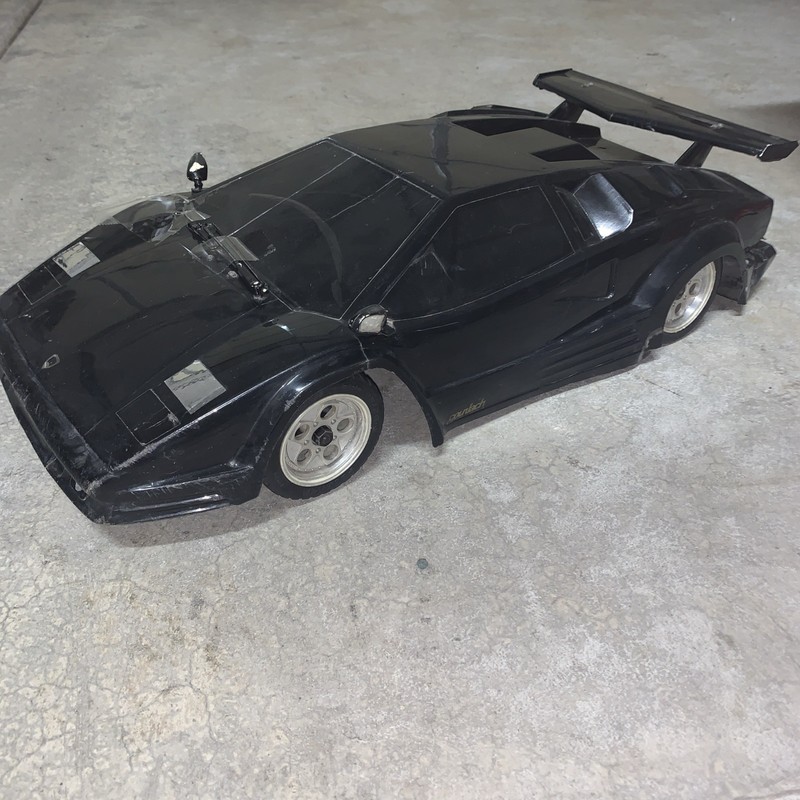 Vintage rc car  kyosho rc Car Rebuild Rare Collector Lamborghini