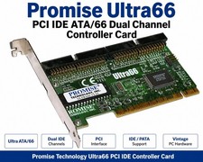 Promise Technology Ultra66 PCI IDE ATA/66 Dual Channel Controller Card Vintage