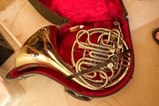 Vintage 1959 Reynolds Contempora FE-03 Double French Horn SN 52341-Original Case