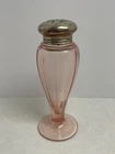 Jeanette Glass Pink Depression Sugar Shaker 7”