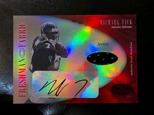 Michael Vick Auto Jersey 2001 Certified RC Autograph #133 Freshman Fabric #5/150