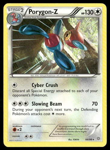 Porygon-Z 66/98 Rare Ancient Origins Pokemon Moderately Played
