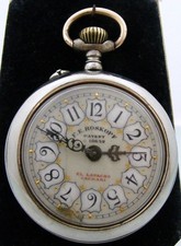 Orologio da tasca vintage Roskopf 53 mm, funzionante