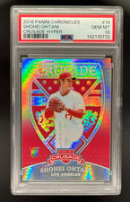 2018 PANINI CHRONICLES CRUSADE SHOHEI OHTANI RC ROOKIE HYPER /299 PSA 10 GEM MT