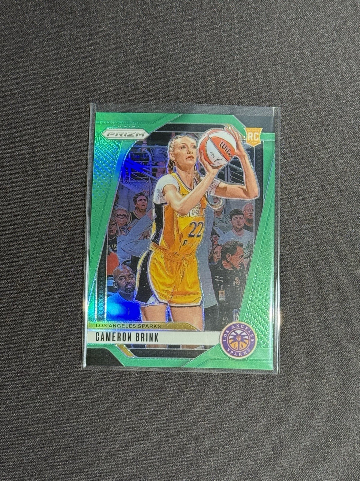 Cameron Brink 2024 Panini Prizm WNBA Basketball- Green Prizm #127 (RC)