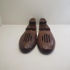 Vintage Wooden Shoe keepers Pair Men's Size Small