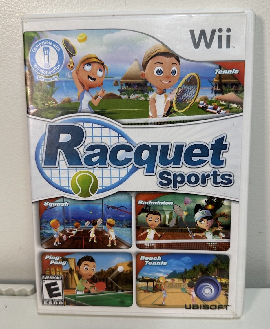 Racquet Sports (Nintendo Wii, 2010) - CIB-disc has scratches