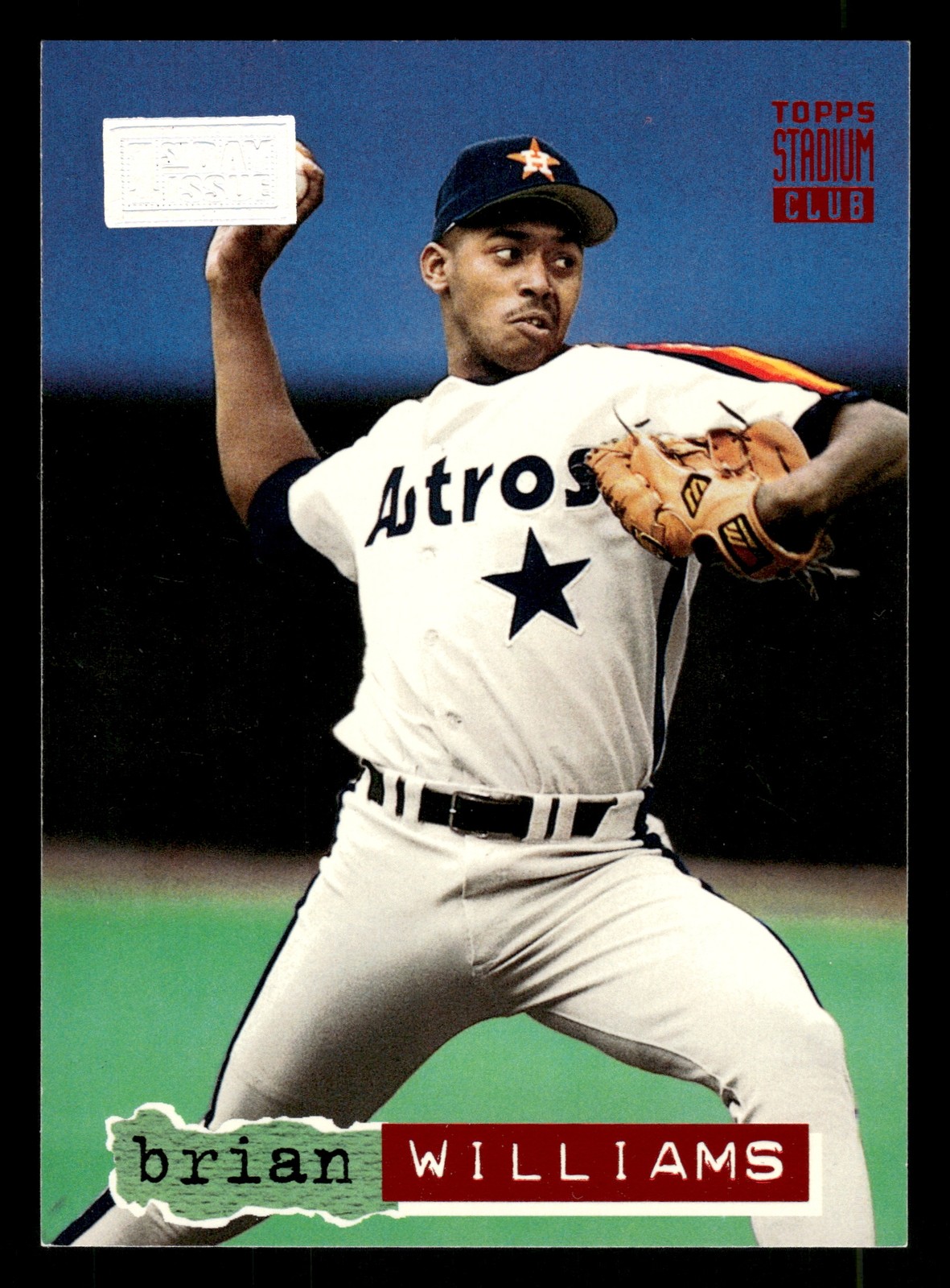 Brian Williams Houston Astros 1994 Stadium Club 1st Day #205