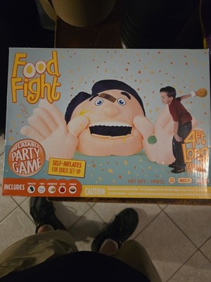 RARE GEMMY AIRBLOWN INFLATABLE FOOD FIGHT KIDS BIRTHDAY PARTY GAME 4ft TOSS 2007