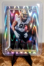 2025 Topps Chrome Chase Young RayWave Refractor New Orleans Saints 