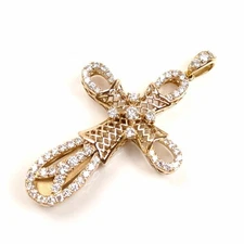 Yuki Zaki K18PG Pink Gold Yobiko Diamond Pendant Top W31289PG 1.00ct Used KOER-0