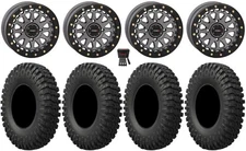 System 3 SB-6 Bdlk 15"Wheels Gm 4+3 32"MotoCrusher Tires Renegade Outlander