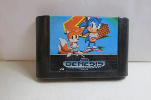 Vintage Sega Genesis Sonic 2  Game Plays Well Free shipping