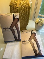 Body Wrappers New Adult A61 Black Stretch Seamless Fishnet Tights SML/MED SET 3