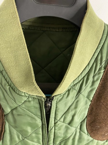 Belstaff Hunting Shooting Bodywarmer Gilet Size Large 42-44” Suede Patches - Picture 4 of 9
