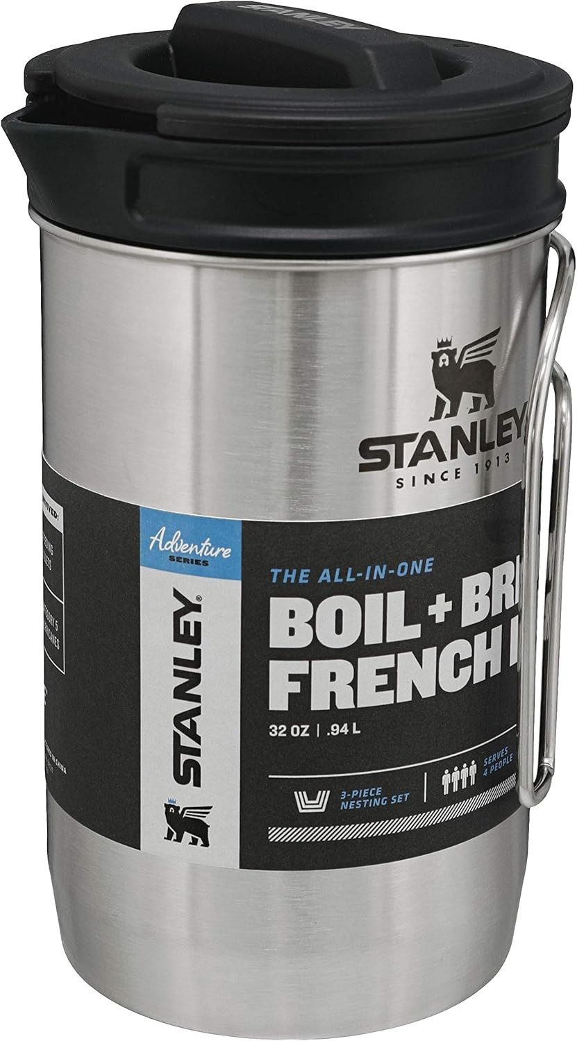STANLEY All in One French Press Coffee Maker 32 Oz | 5 Minute Brew, 4 Hours Hot