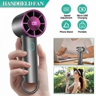Rechargeable High Speed Handheld Turbo Fan with Digital Display