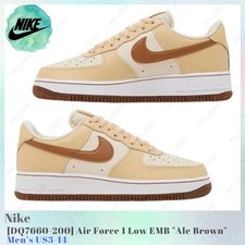 Nike Air Force 1 Low EMB Ale Brown DQ7660-200 Men's US3-14 NEW