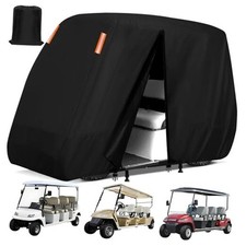 Golf Cart Cover 2/4/6 Passenger,2/4/6 Seater Golf 6 Passenger-142Lx52Wx73H Inch