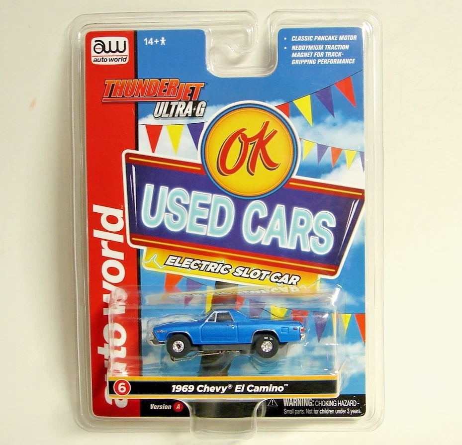 69 CHEVROLET EL CAMINO☆HOスロットカー Auto World 1969 Chevy El