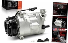 AC Compressor with Clutch Compatible with Cadillac CT6 2.0L 2016-2018 RWD,