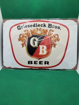 Griesedieck Bros. Beer- Metal Sign for Bar/Man Cave/Garage/Game Room/Office