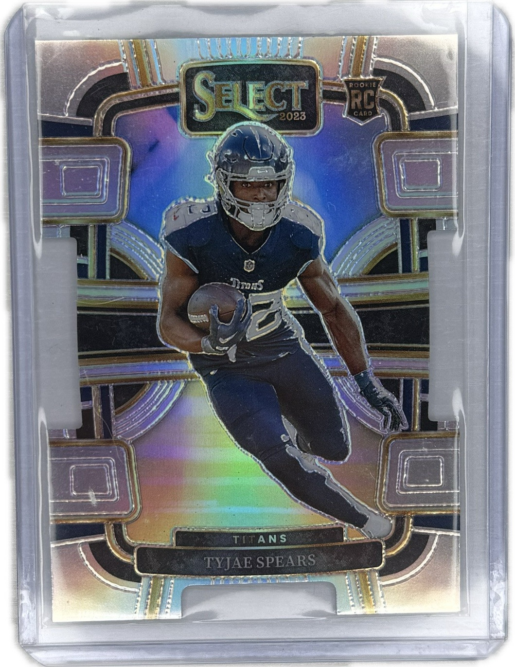 2023 Panini Select - Concourse Silver Prizm Die-Cut #97 Tyjae Spears (RC)