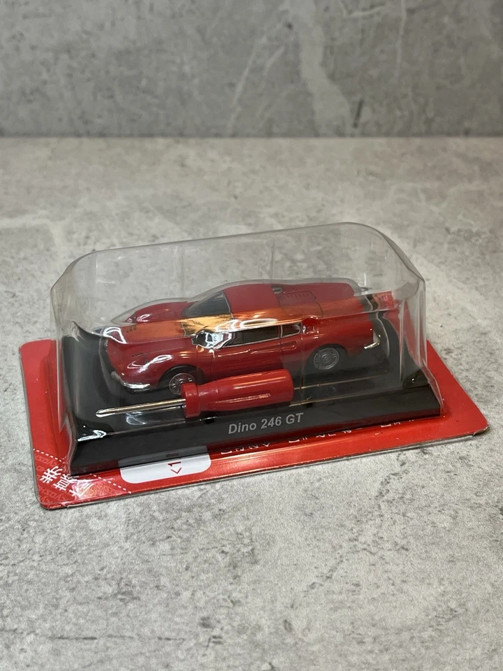 1/64 Kyosho Ferrari Collection7 Dino 246GT красный литой без коробки - Изображение 2 из 4